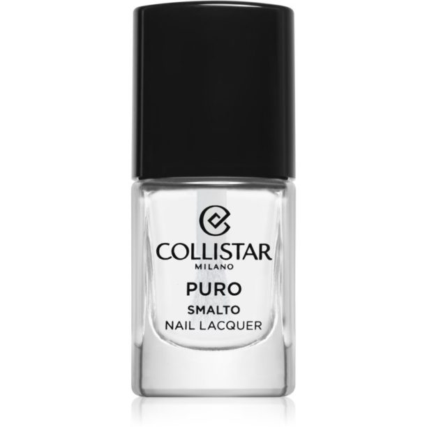 Collistar Puro Long-Lasting Nail Lacquer дълготраен лак за нокти цвят 301 Cristallo Puro 10 мл.