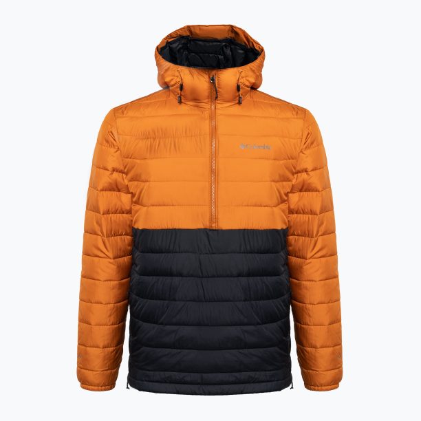 Columbia Powder Lite Anorak мъжко пухено яке оранжево и черно