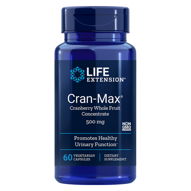 Cran-Max® Cranberry Concentrate/ Червена боровинка 500 mg x 60 капсули Life Extension на ниска цена