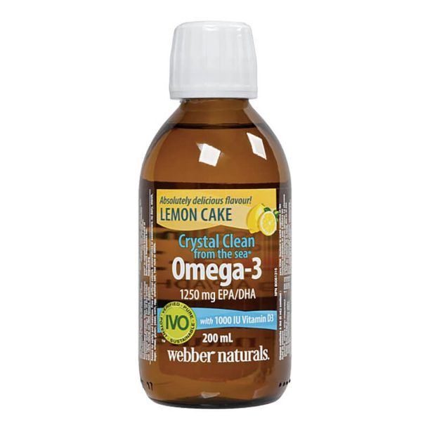 Crystal Clean from the sea® Omega-3 1250 mg (EPA/DHA 750/500) - Омега-3 + витамин D3 1000 IU