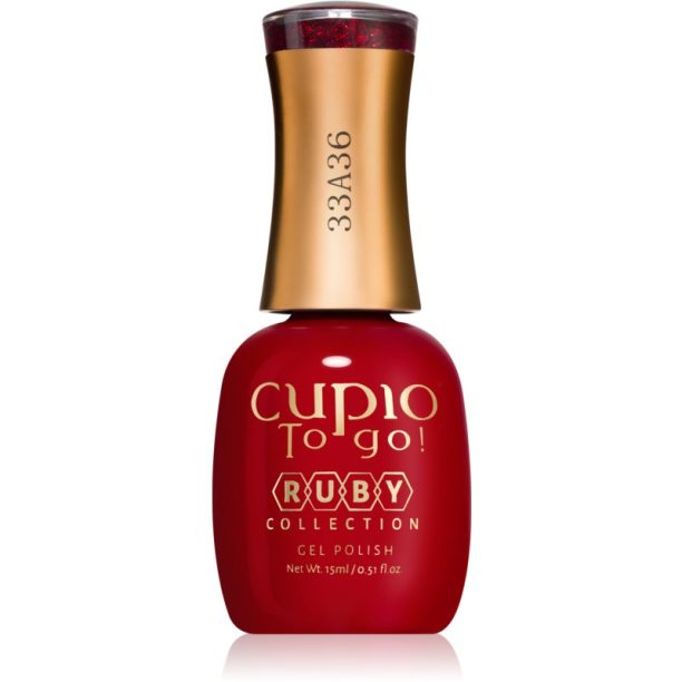 Cupio To Go! Ruby гел лак за нокти с използване на UV/LED лампа цвят Passion 15 мл.