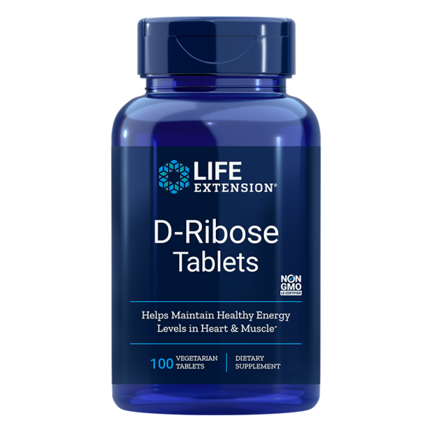 D-Ribose/ Д-Рибоза х 100 таблетки Life Extension на ниска цена