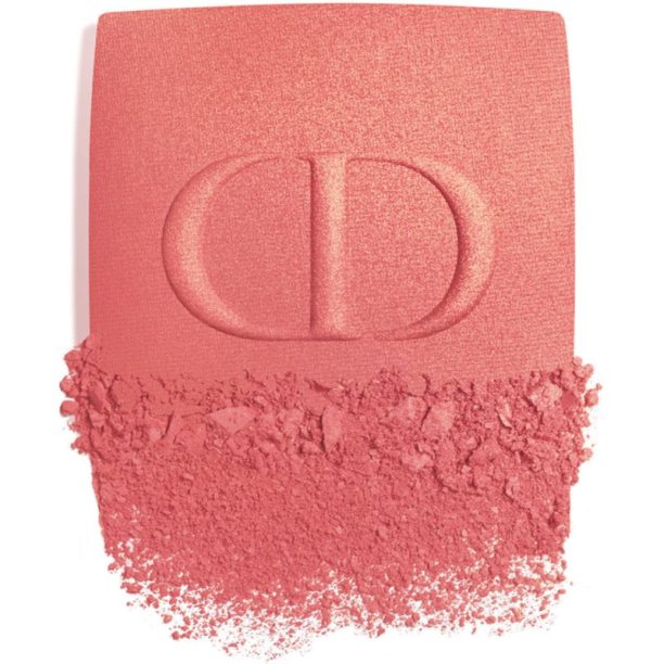 DIOR Rouge Blush компактен руж с четка и огледалце цвят 219 Rose Montaigne (Shimmer) 6