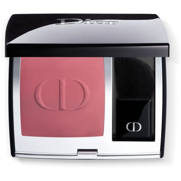 DIOR Rouge Blush компактен руж с четка и огледалце цвят 962 Poison (Matte) 6 гр. на ниска цена