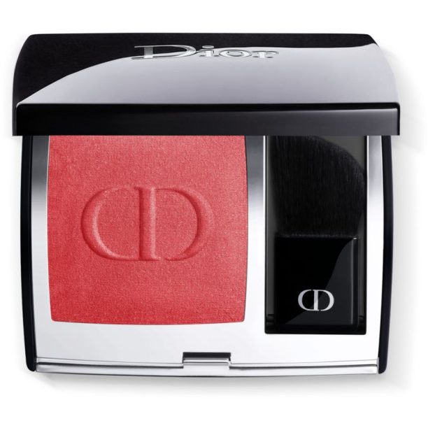 DIOR Rouge Blush компактен руж с четка и огледалце цвят 999 (Satin) 6 гр. на ниска цена