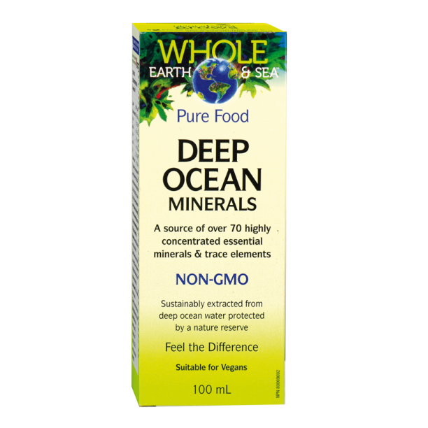 Deep Ocean Minerals Whole earth & sea®/ Дълбоководни морски минерали x 100 ml Natural Factors на ниска цена