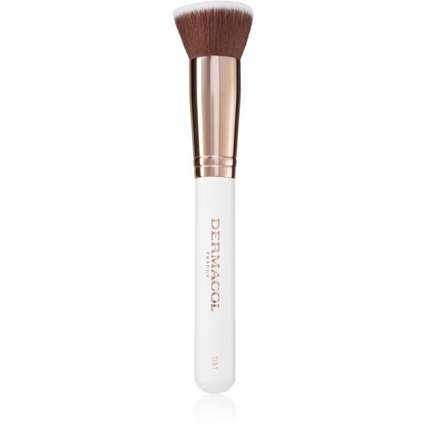 Dermacol Accessories Master Brush by PetraLovelyHair четка за течен фон дьо тен D51 Rose Gold 1 бр.