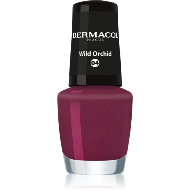 Dermacol Mini лак за нокти цвят 04 Wild Orchid 5 мл.