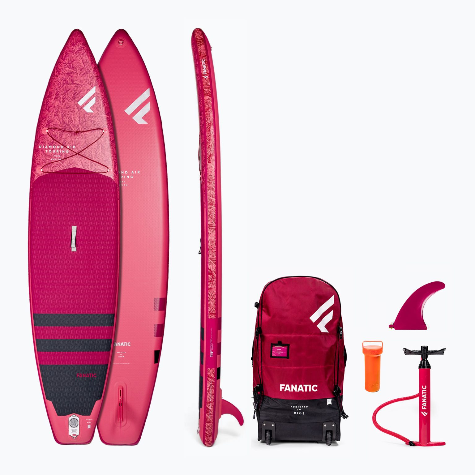 Deska SUP Fanatic Diamond Air Touring 11'6 червена 13200-1136