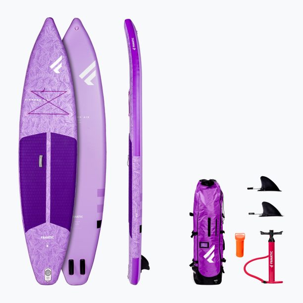 Deska SUP Fanatic Diamond Air Touring Pocket 11'6 fioletowa 13210-1164