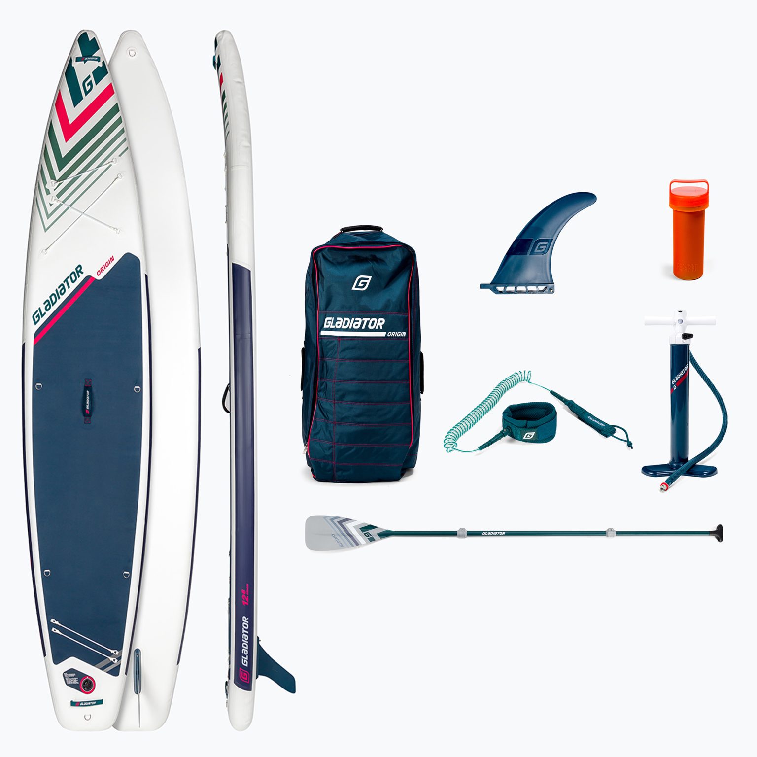 Deska SUP GLADIATOR Origin Combo Touring 12'6'' Granatowa