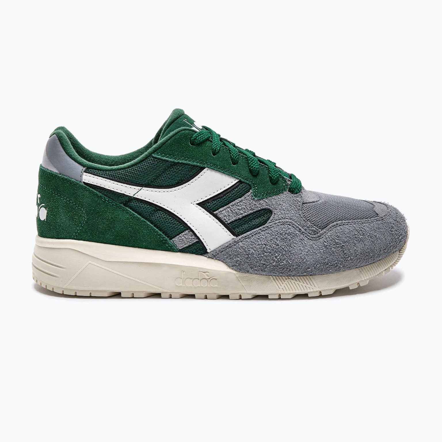 Diadora N902 Hairy Suede черни/бели/лунен камък/зелени обувки