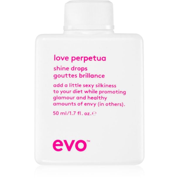 EVO Love Perpetua Shine Drops озаряващи течни кристали за непокорна коса 50 мл.