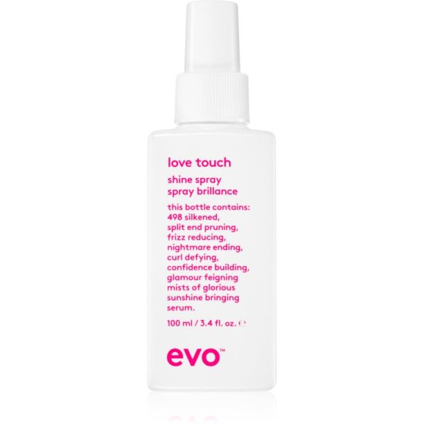 EVO Love Touch Shine Spray спрей за блясък за всички видове коса 100 мл.