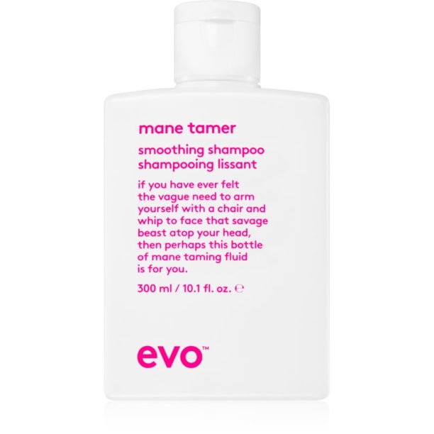 EVO Mane Tamer Smoothing Shampoo изглаждащ шампоан за непокорна коса 300 мл.