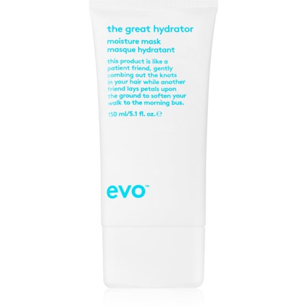 EVO The Great Hydrator Moisture Mask хидратираща маска за блясък за суха и крехка коса 150 мл.