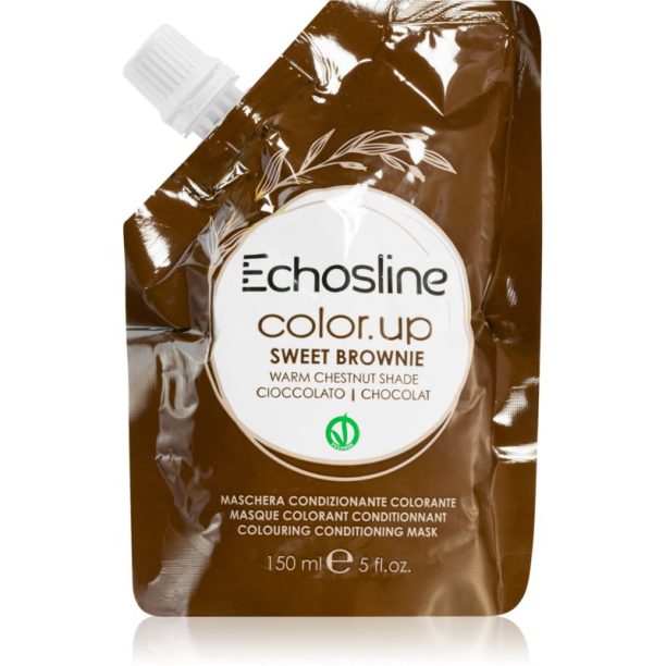 Echosline Color Up Възстановяваща цветна маска с подхранващ ефект цвят Sweet Brownie 150 мл.