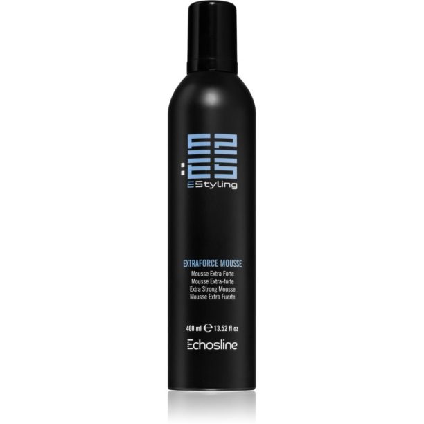 Echosline E-Styling Extraforce Mousse пяна втвърдител с екстра силна фиксация 400 мл.