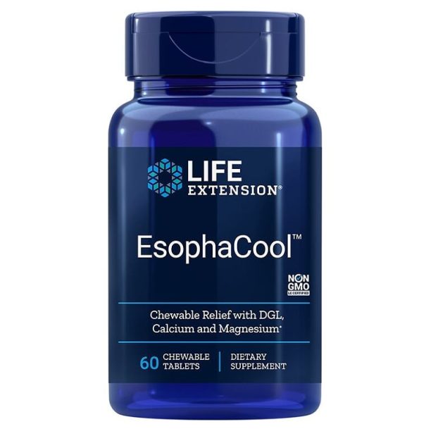 EsophaCool™/ За добро храносмилане х 60 дъвчащи таблетки Life Extension на ниска цена