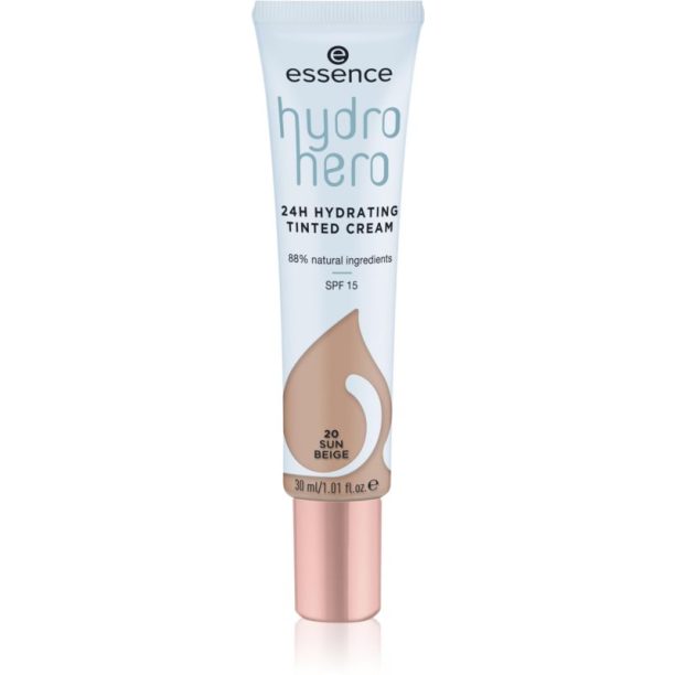 Essence Hydro Hero хидратиращ BB крем SPF 15 цвят 20 Sun Beige 30 мл. на ниска цена