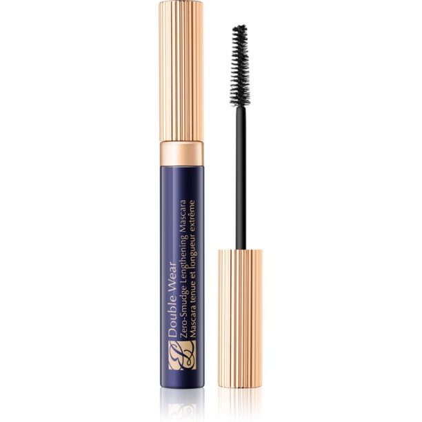 Estée Lauder Double Wear Zero-Smudge Lenghtening Mascara спирала за удължаване на миглите цвят 01 Black 6 мл.