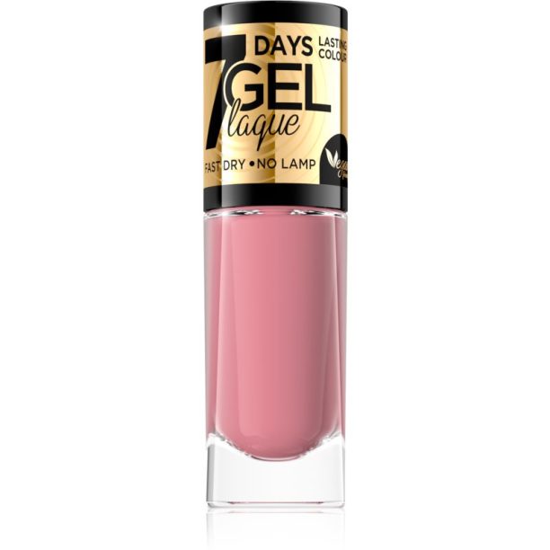 Eveline Cosmetics 7 Days Gel Laque Nail Enamel гел лак за нокти без използване на UV/LED лампа цвят 42 8 мл.