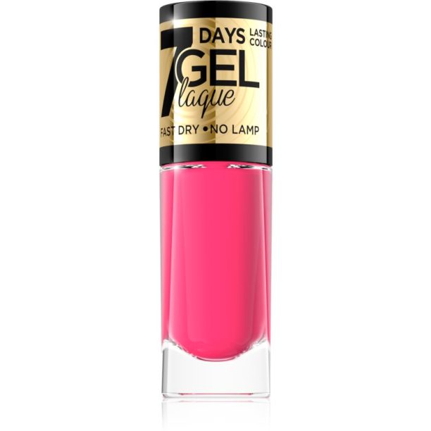 Eveline Cosmetics 7 Days Gel Laque Nail Enamel гел лак за нокти без използване на UV/LED лампа цвят 47 8 мл.