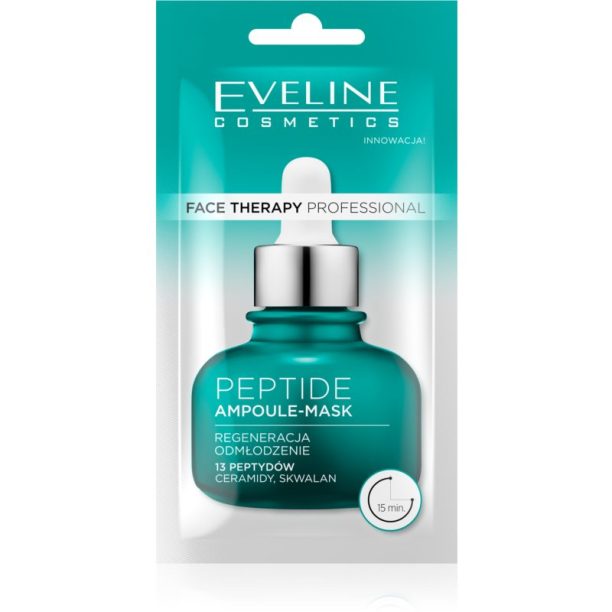 Eveline Cosmetics Face Therapy Peptide маска-крем за регенерация и възстановяване на кожата 8 мл.