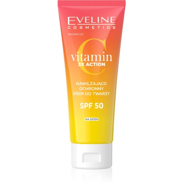 Eveline Cosmetics Vitamin C 3x Action хидратиращ дневен крем SPF 50 30 мл.