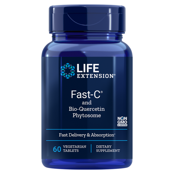 Fast-C® and Bio-Quercetin Phytosome/ Витамин С + Кверцетин х 60 таблетки Life Extension на ниска цена