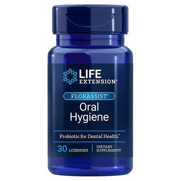 Florassist® Oral Hygiene / Пробиотик за дентално здраве х  30 смучещи таблетки Life Extension на ниска цена