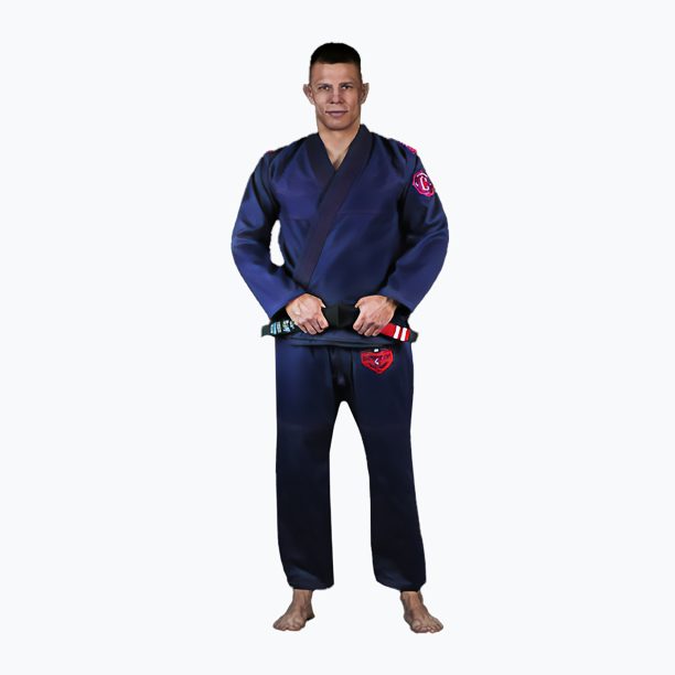 GI for Brazilian Jiu-Jitsu мъжки GroundGame Champion 2.0 тъмносин GICHNEWNAVA1