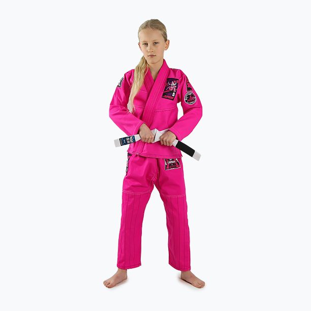 GI to BJJ за деца Ground Game Junior 3.0 pink GIJUN3PIN02