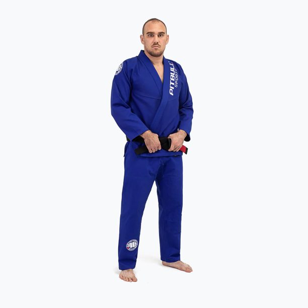 GI за бразилско джиу-джицу за мъже Pitbull West Coast Gi BJJ PB 2017 450 royal blue