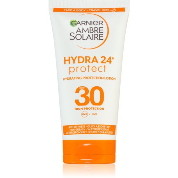 Garnier Ambre Solaire Hydra Protect защитен крем за лице и тяло малка опаковка SPF 30 50 мл.