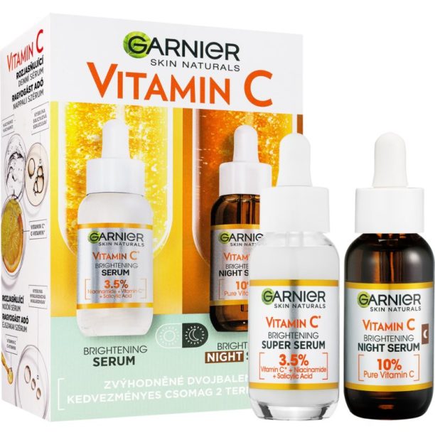 Garnier Skin Naturals Vitamin C комплект за грижа за лице 2 x 30 ml