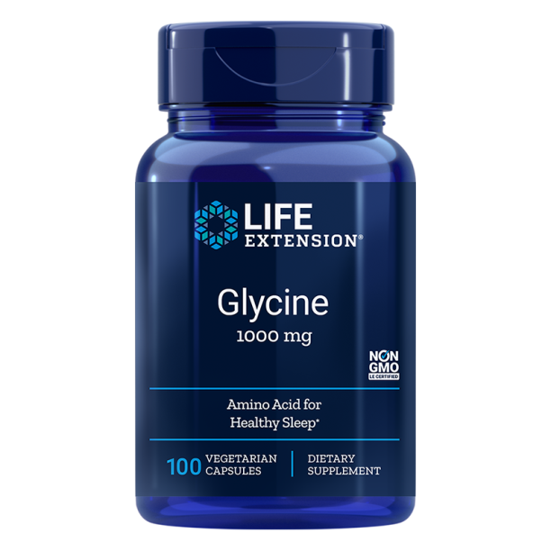 Glycine/ Глицин 1000 mg х 100 капсули Life Extension на ниска цена