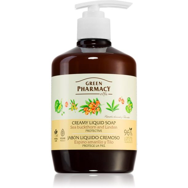 Green Pharmacy Hand Care Sea Buckthorn течен сапун 465 мл.