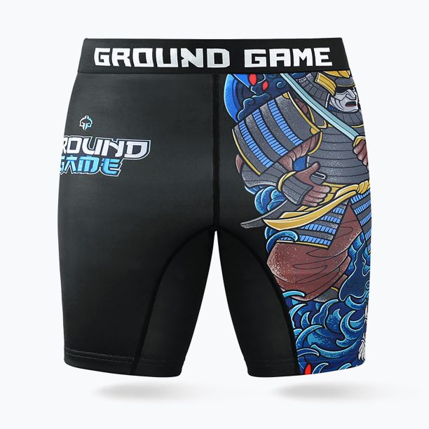 Ground Game Vale Tudo Yokai 3.0 мъжки шорти за тренировка черно/мултицвят