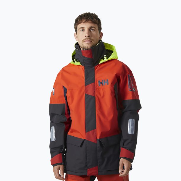 Helly Hansen Newport Coastal оранжево мъжко яке за ветроходство 34290_300