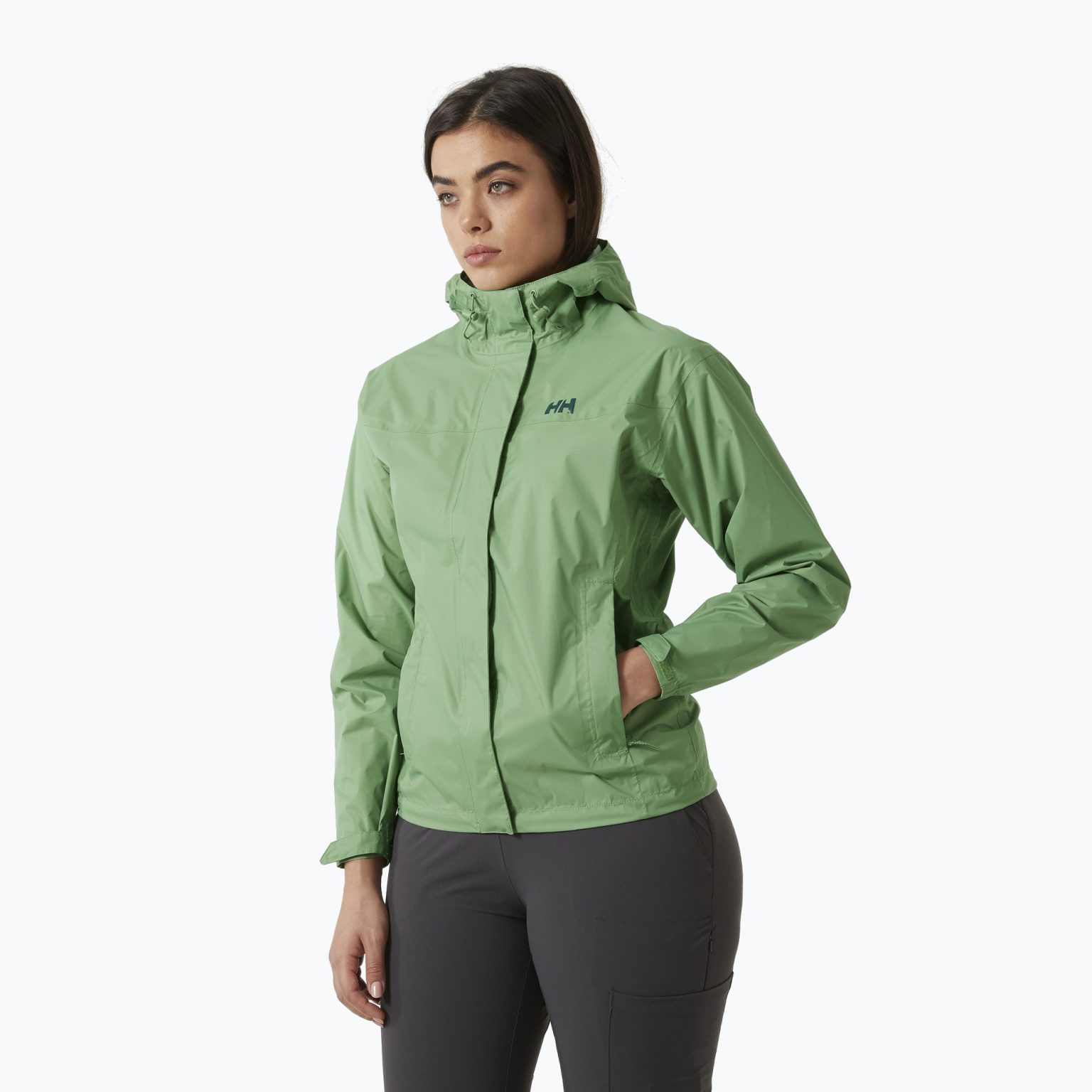 Helly Hansen дамско дъждобранно яке Loke green 62282_406