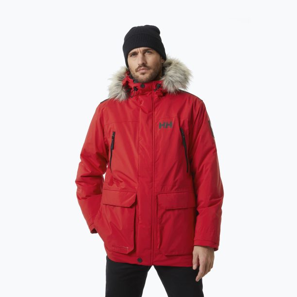 Helly Hansen мъжко дъждобранно яке Reine Parka червено 53630_162