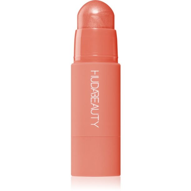 Huda Beauty Cheeky Tint кремообразен руж в стик цвят Pearly Peach 5 гр.