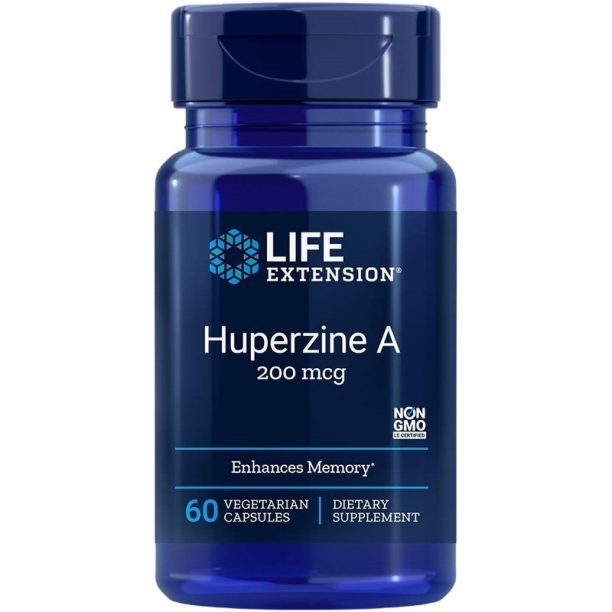 Huperizine A / Хуперизин А - За фокус и памет 200 mcg x 60 капсули Life Extension на ниска цена