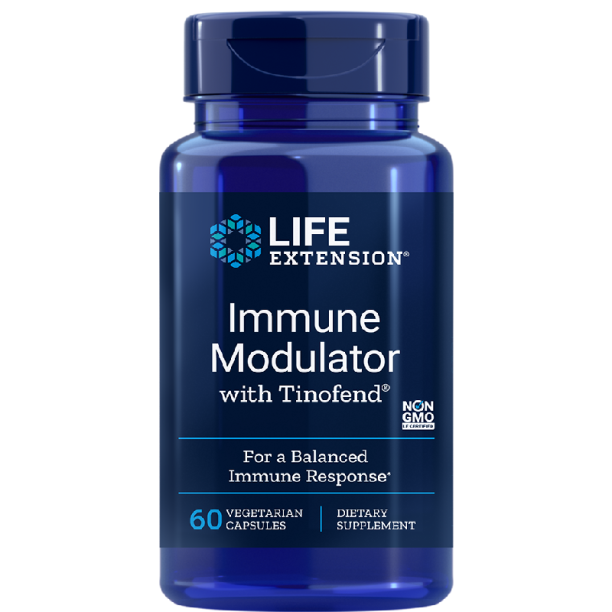 Immune Modulator with Tinofend®/ За силен имунитет х 60 капсули Life Extension на ниска цена