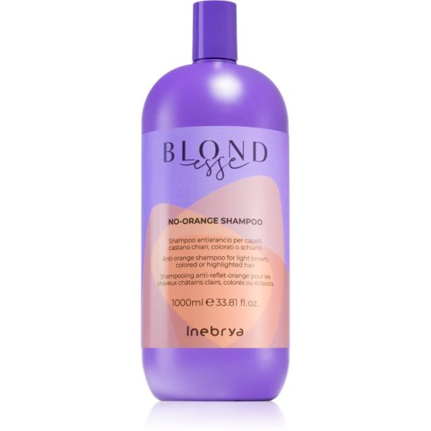 Inebrya BLONDesse No-Orange Shampoo подхранващ шампоан 1000 мл.