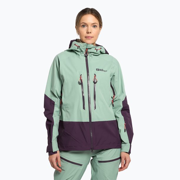 Jack Wolfskin Alpspitze 3L дамско ски яке зелено 1115201