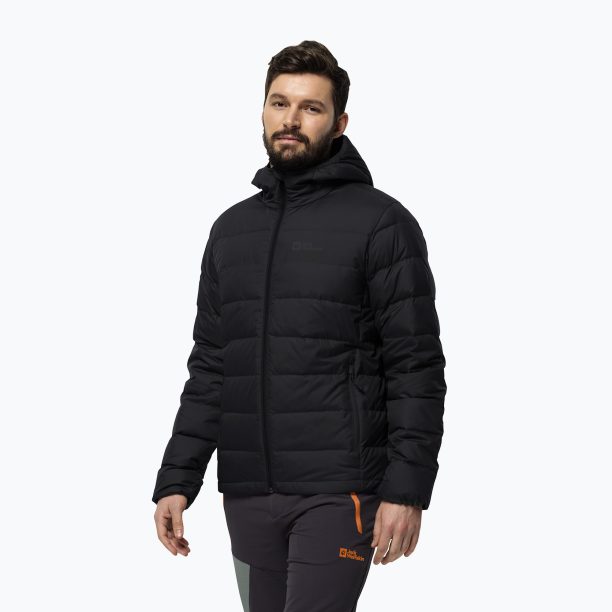 Jack Wolfskin Ather Down Hoody дъждобран за мъже black