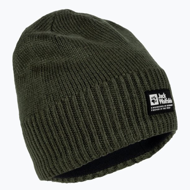 Jack Wolfskin Playn Logo Beanie зимна шапка island moss