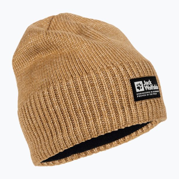 Jack Wolfskin Playn Лого Beanie зимна шапка chipmunk